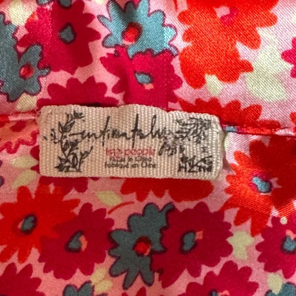 NWOT Free People Pajama Talk Womens Floral Pajama Set size medium, adorable - Picture 8 of 11